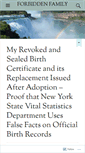 Mobile Screenshot of forbiddenfamily.com
